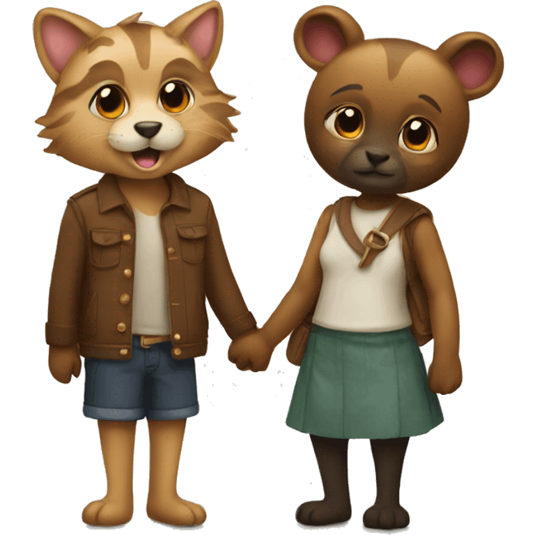 Animal couples  emoji