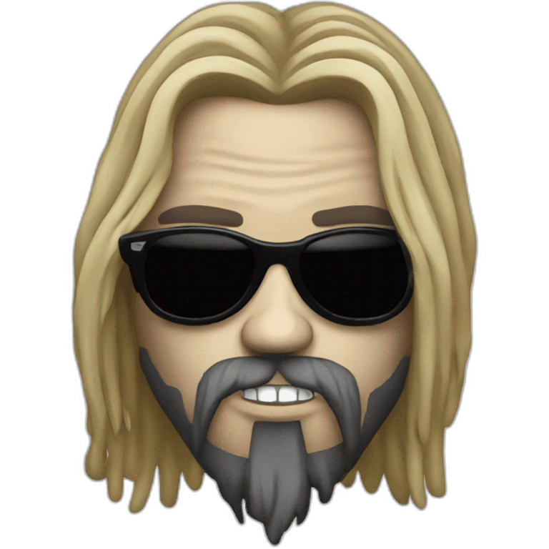 rob zombie with shades emoji