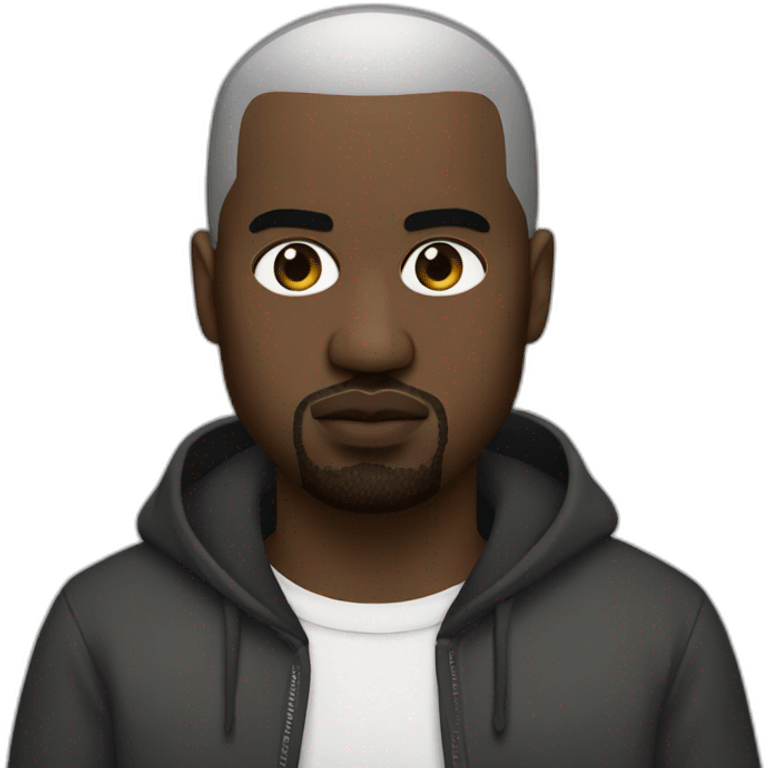 Kanye west white skin emoji