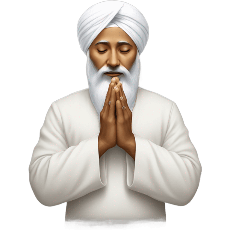 praying hands sikh emoji