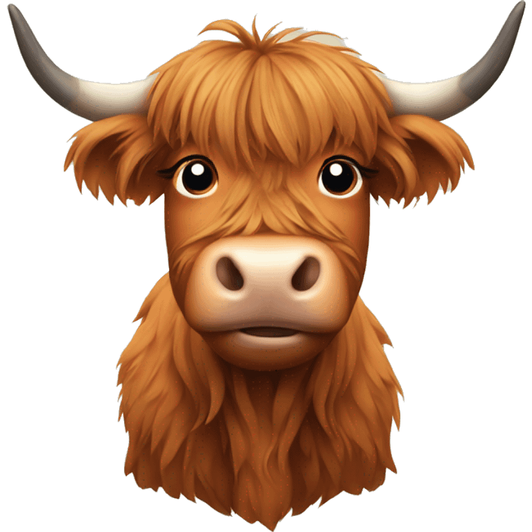 Highland cow emoji