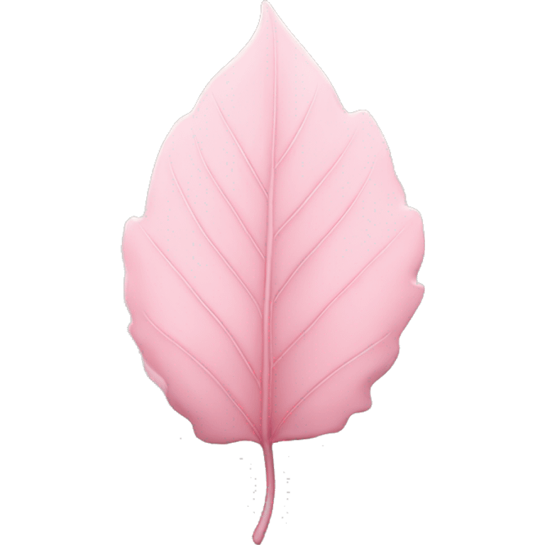 Light pink leaf emoji