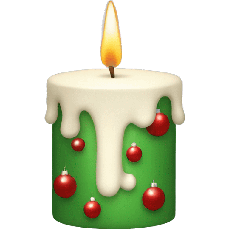 Christmas candel emoji