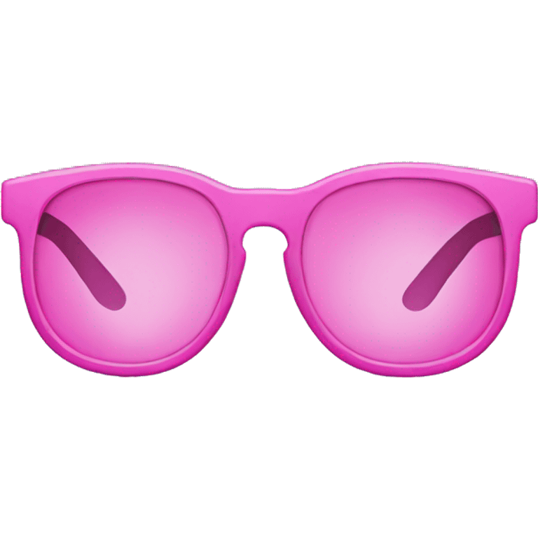 Pink glasses emoji