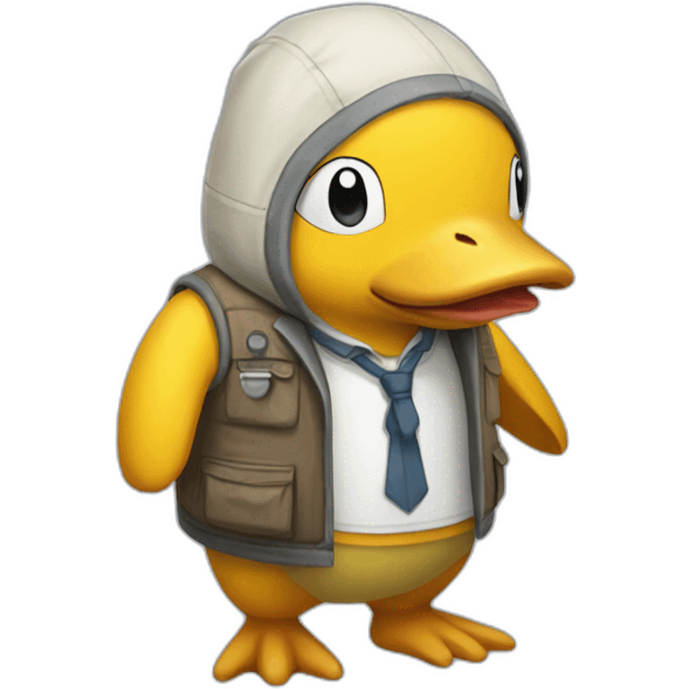 Psyduck outfit therapist emoji