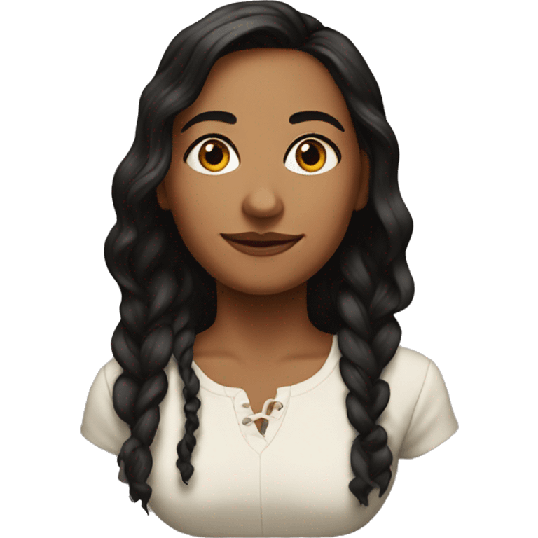 realistic portrait of reezqina emoji