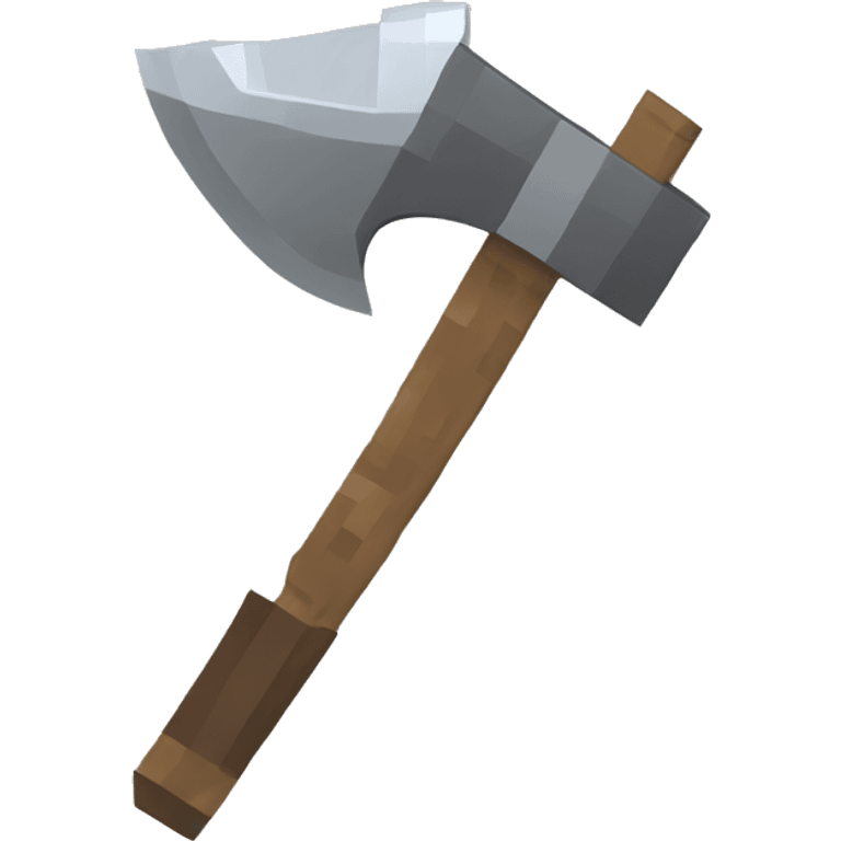 Minecraft axe emoji