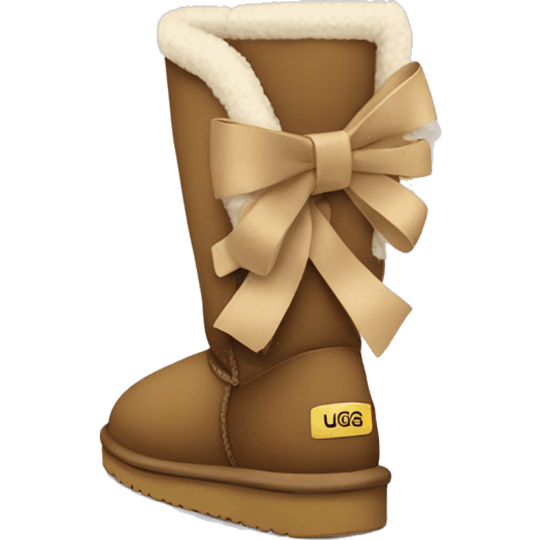 Uggs with a bow emoji