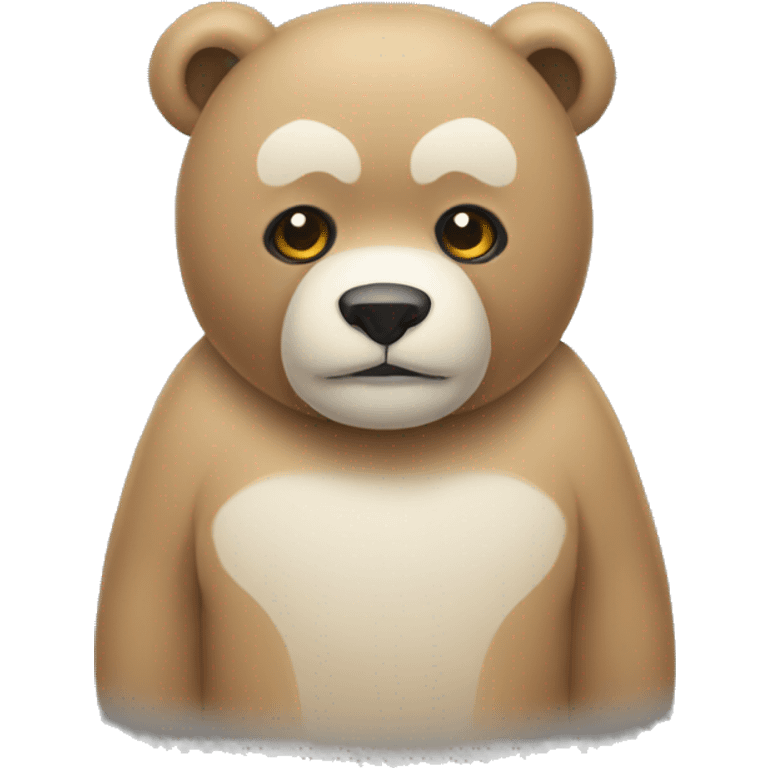 Oso de ipohone emoji