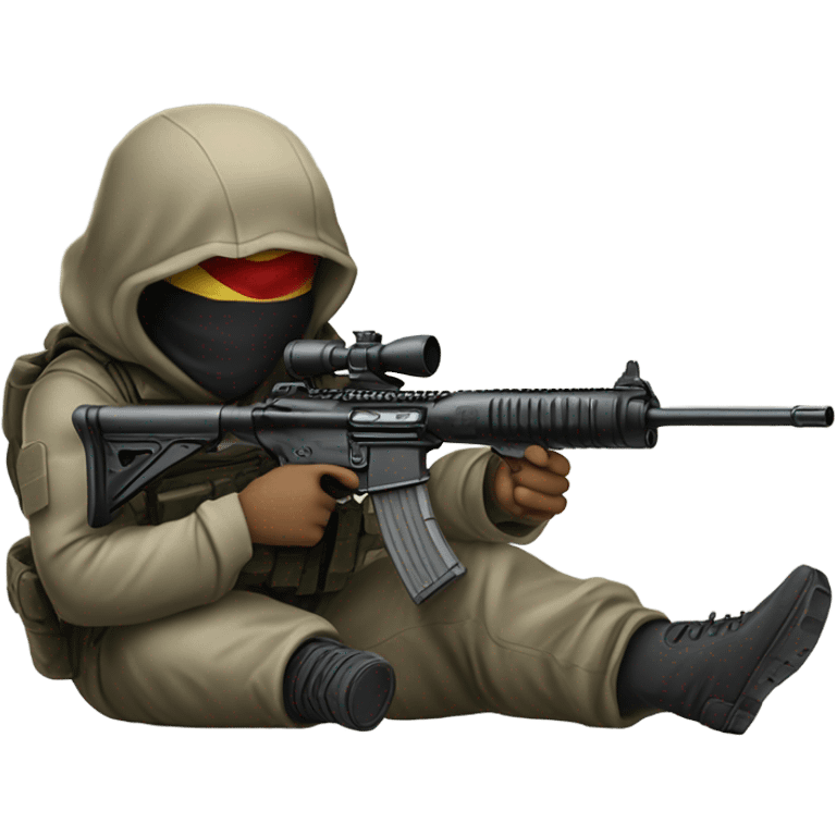 Sniper defend their position  emoji