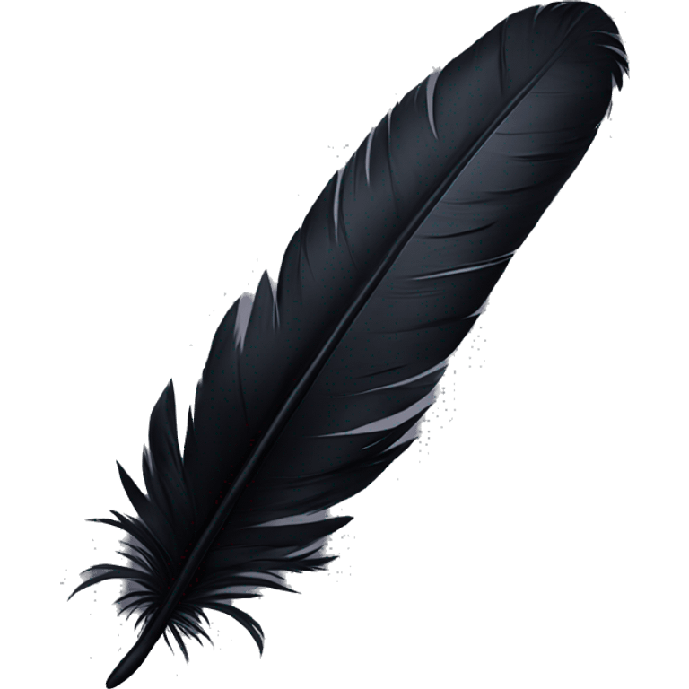 black feather emoji