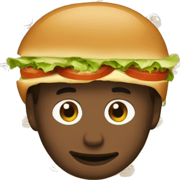 Kenny west eats sandwich  emoji