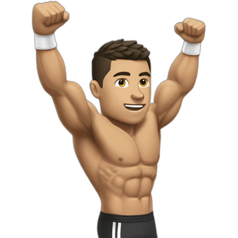 ronaldo muscle emoji