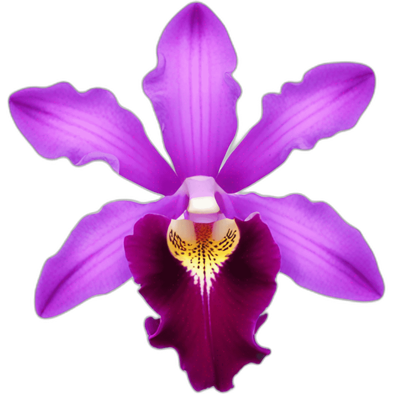 Cattleya Orchid flower emoji