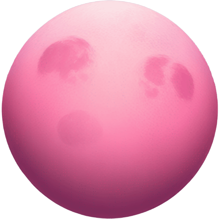 Pink moon emoji