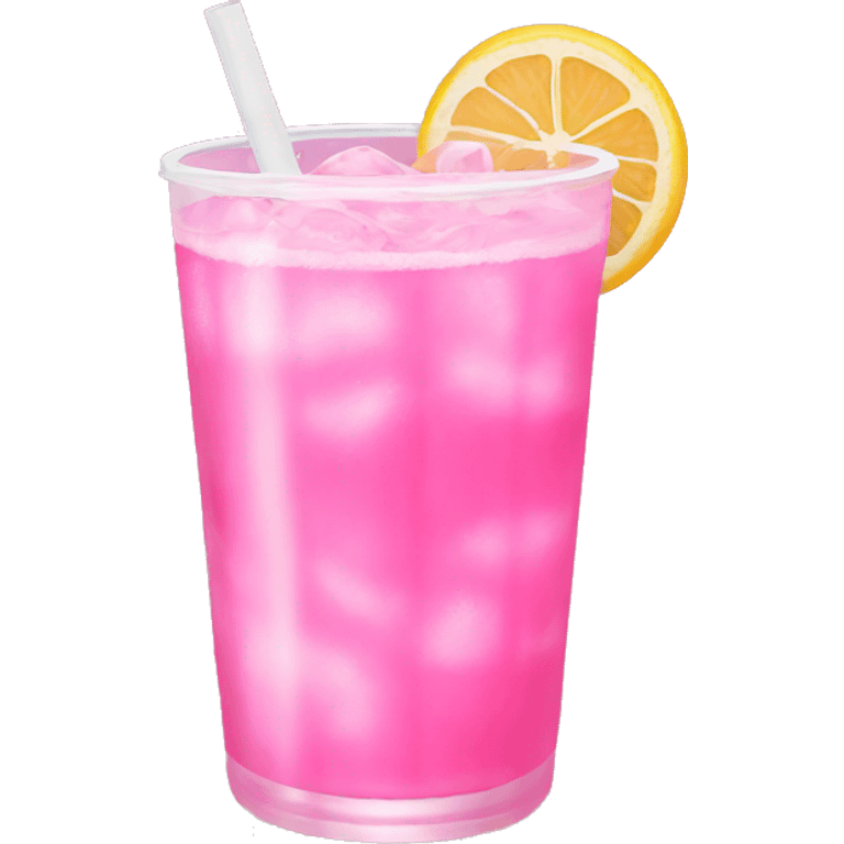 aesthetic pink drink  emoji