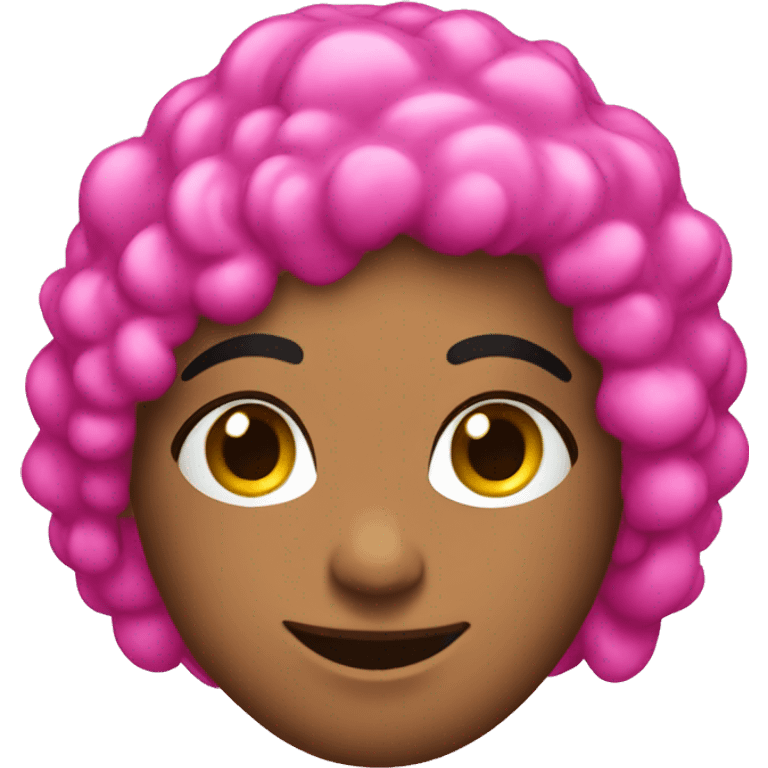 Disco pink Christmas emoji