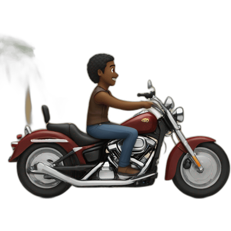 black people ride emoji