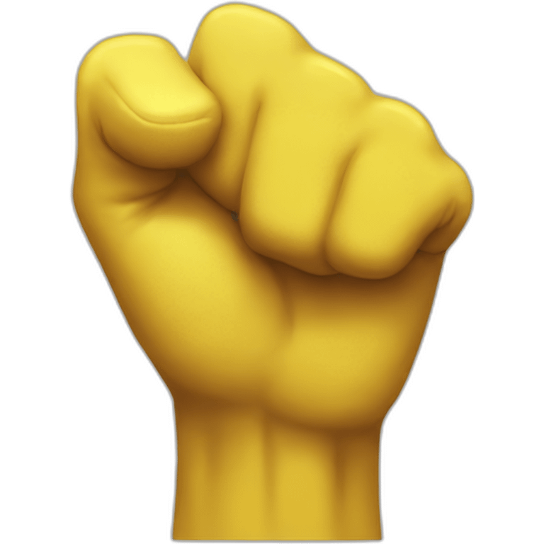 yello emoji fist emoji