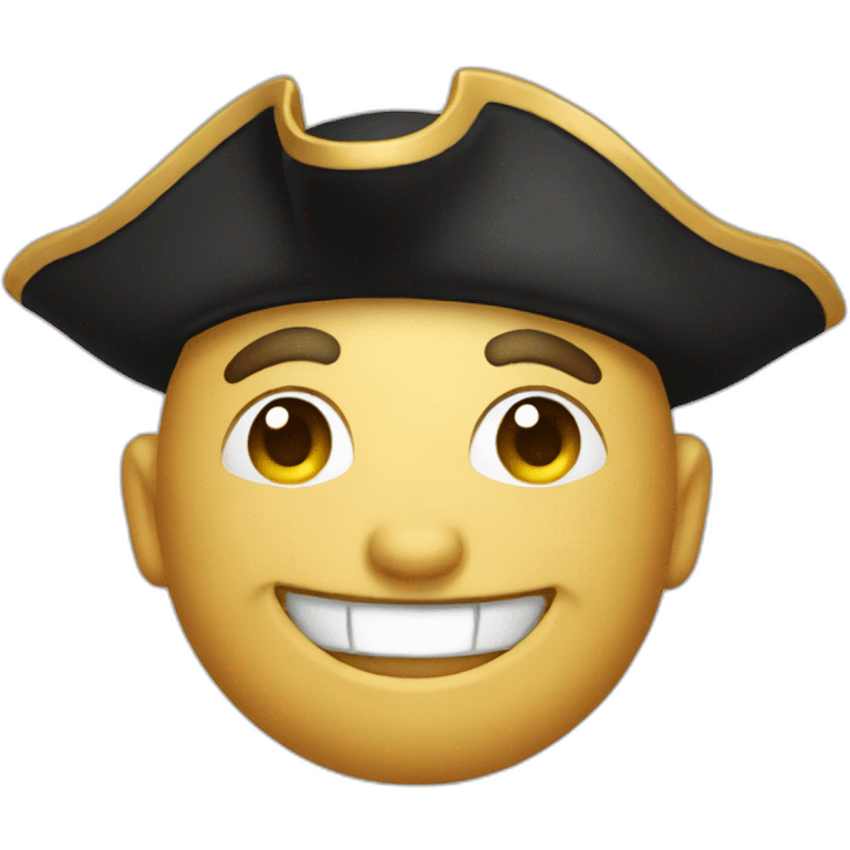 pirate Grinning Face emoji