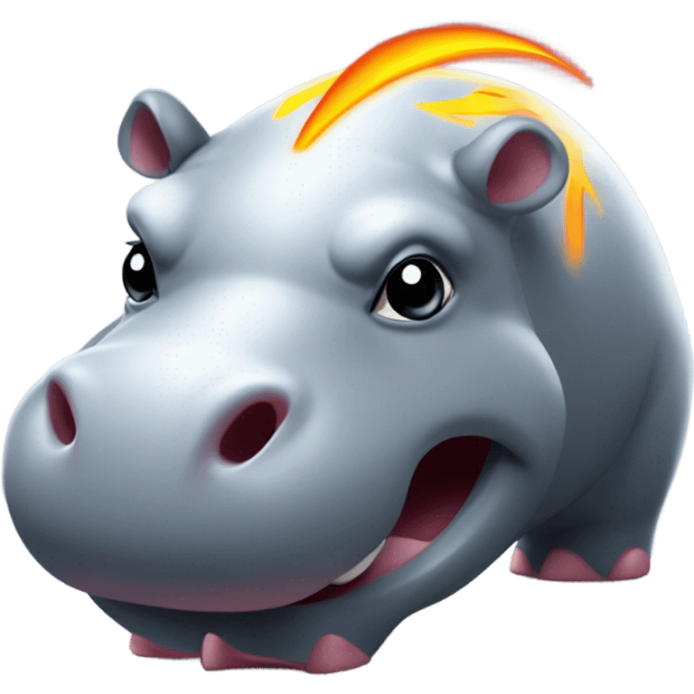 Hippo Turbo Boost emoji