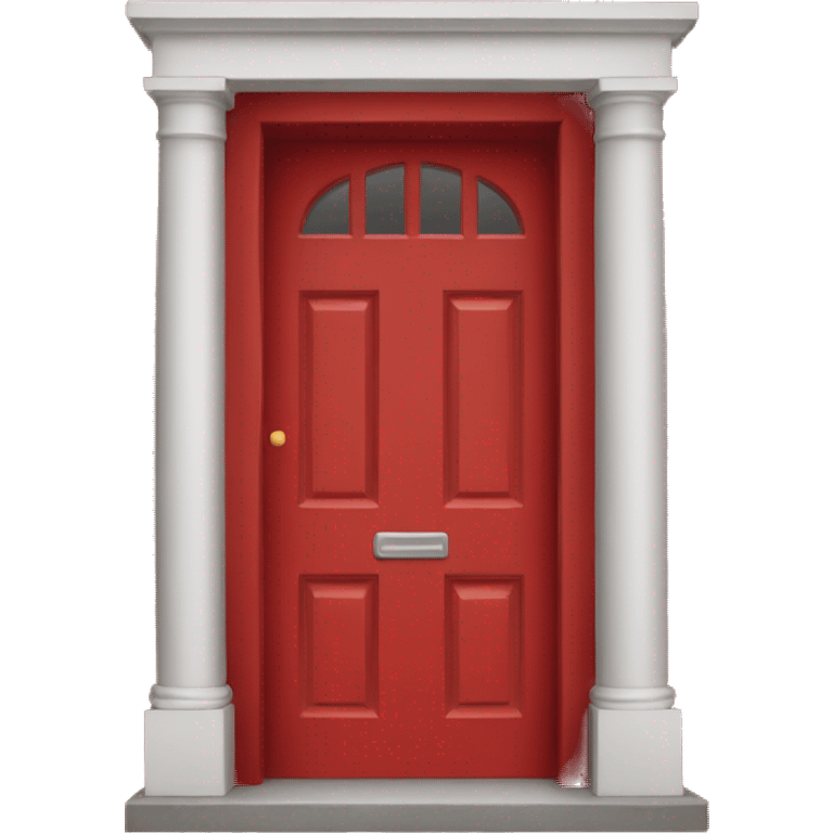 a red door emoji