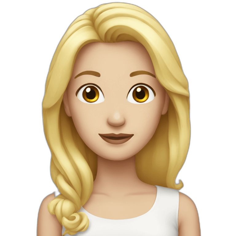 pretty white woman emoji