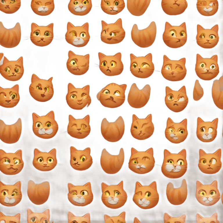 orange cat emoji