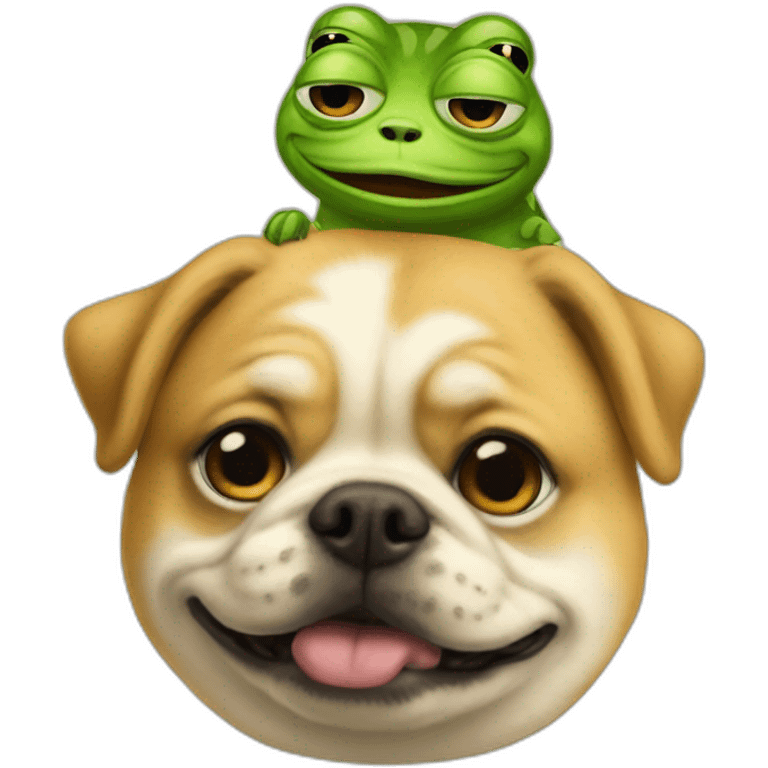 Pepe the frog and doge emoji