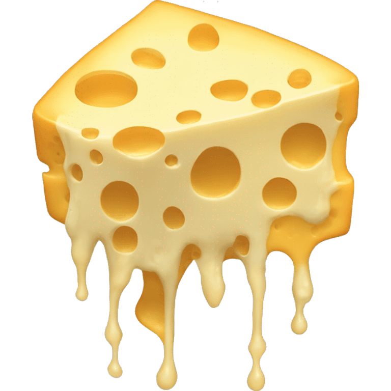 very drippy cheese  emoji