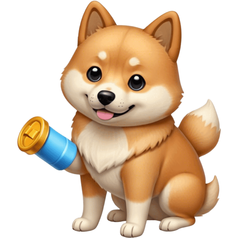 perro doge ladrando tap tap emoji