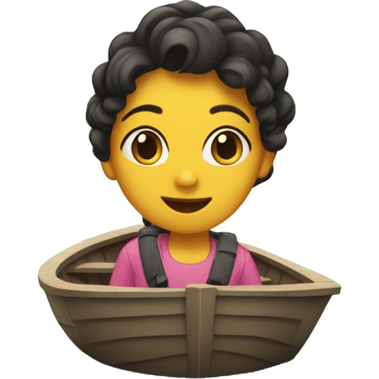  girls on boat emoji