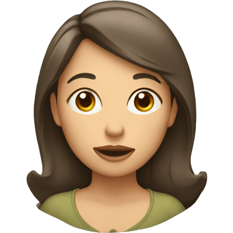 Femme qui louchent  emoji