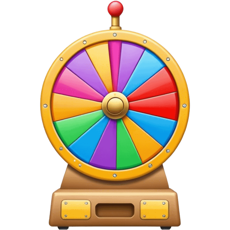 colorful spin-the-wheel emoji