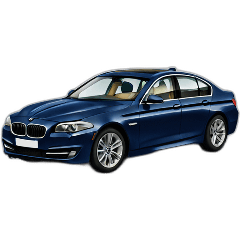 dark blue bmw 5-series emoji