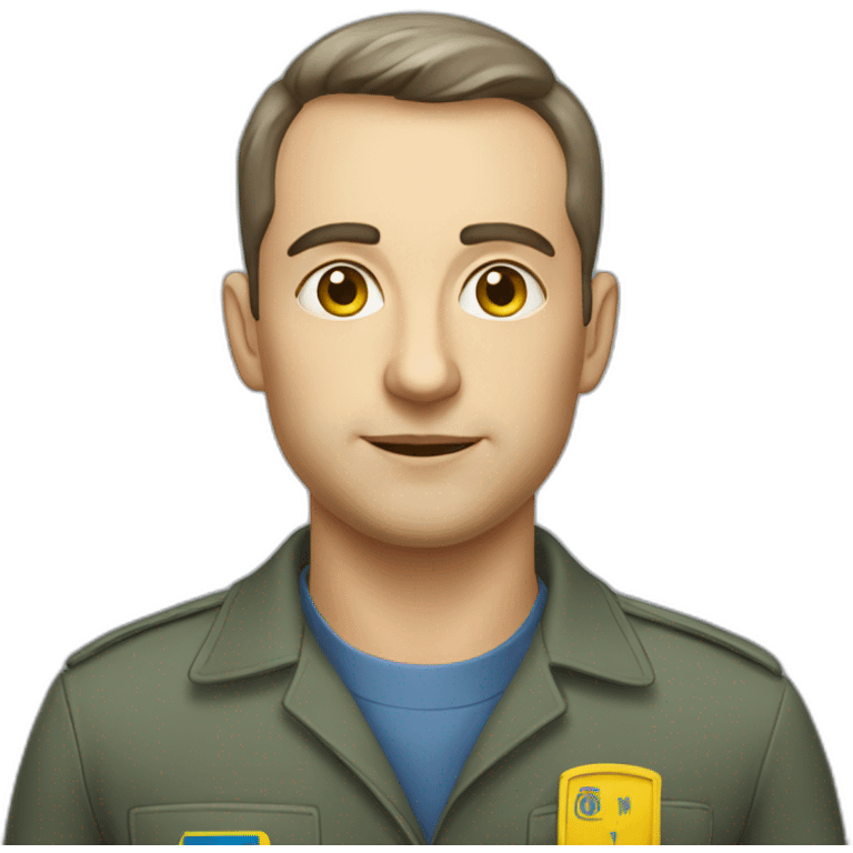 An employee of the Ukrainian Railways emoji