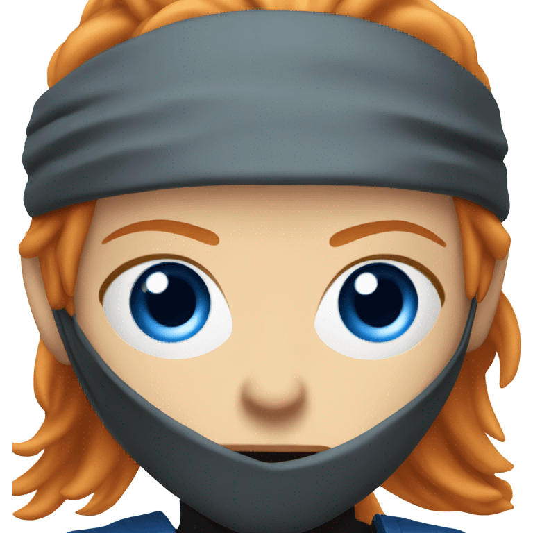 Blue eye ginger ninja emoji