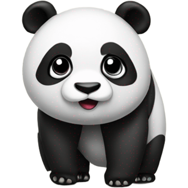 Panda with a big butt emoji