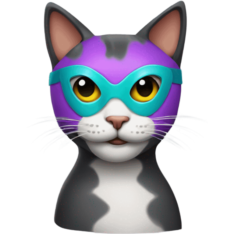 Cat wearing a mask  emoji