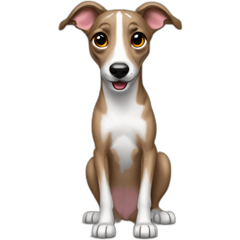 brindle fawn whippet emoji