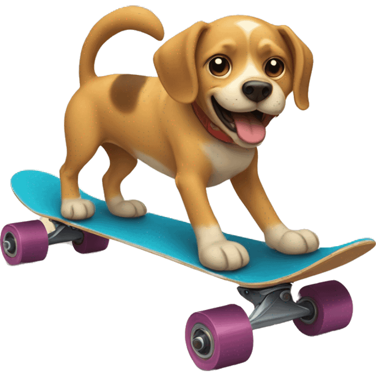 dog on a skateboard emoji