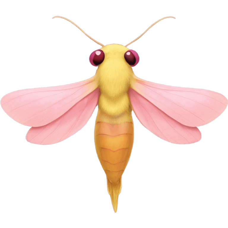 rosy maple moth emoji