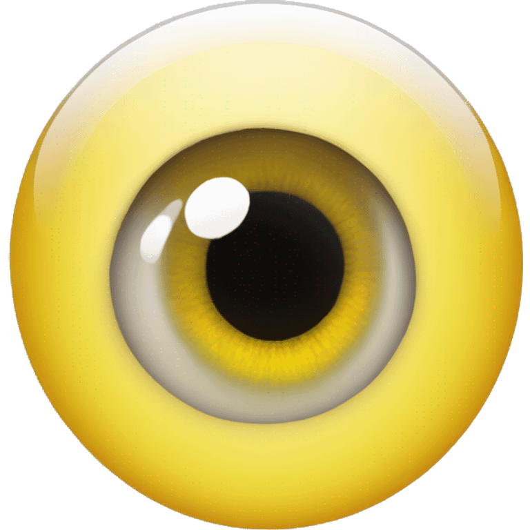 Yellow eye gasses  emoji