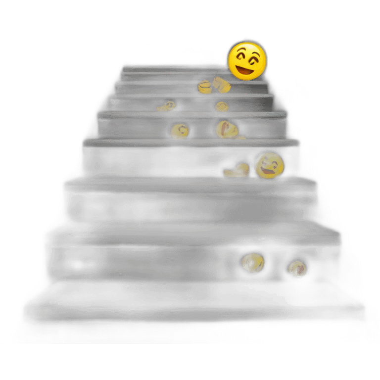 un accident dans les escaliers emoji