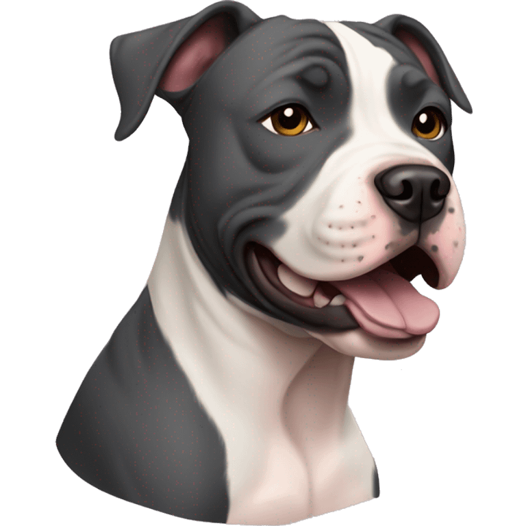 Staffordshire pit bull emoji