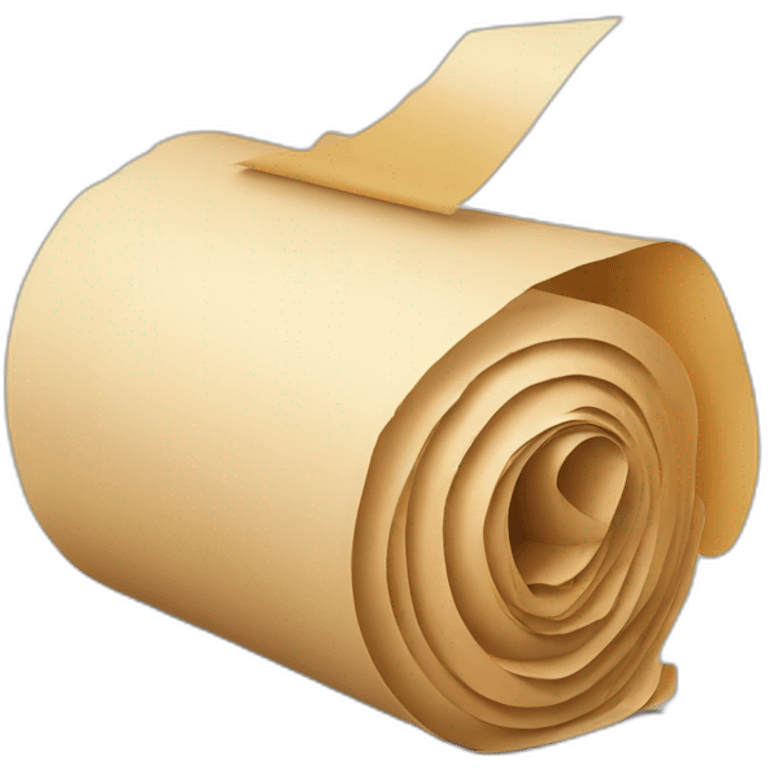 roll paper emoji