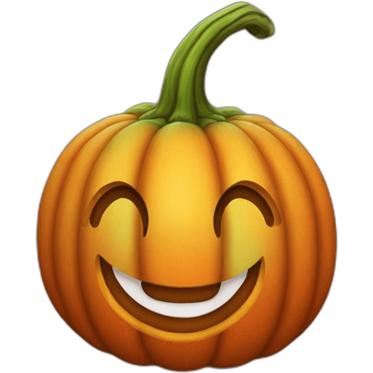 pumpkin rainbow emoji