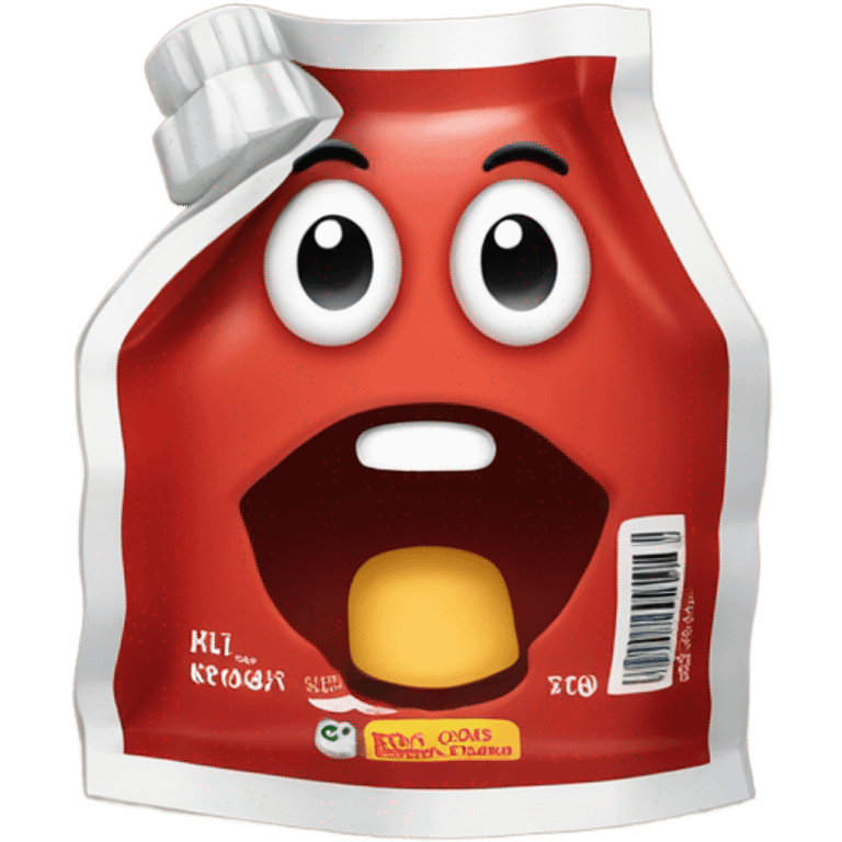 Emotional support ketchup packet  emoji