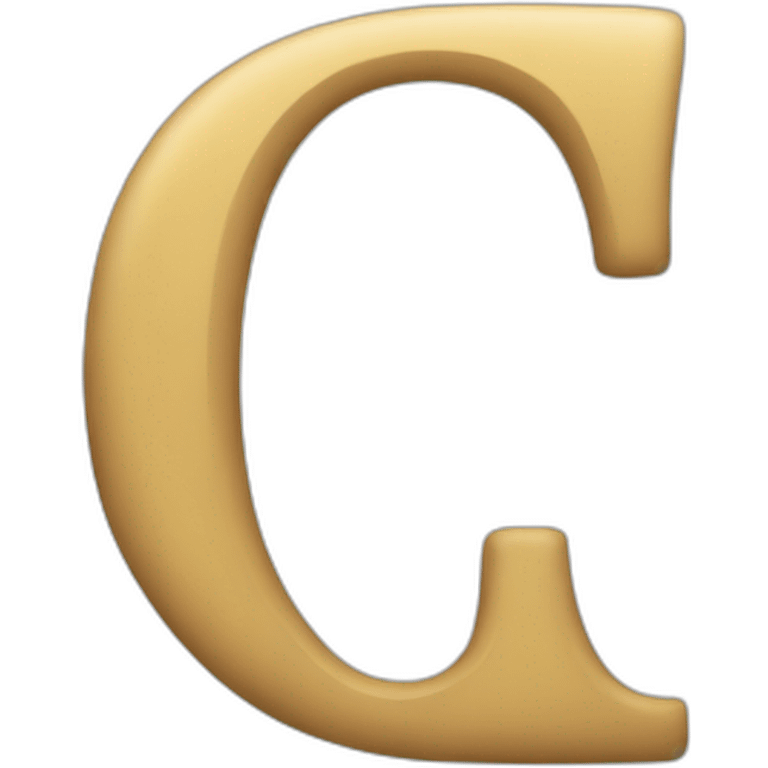 curve "A" emoji