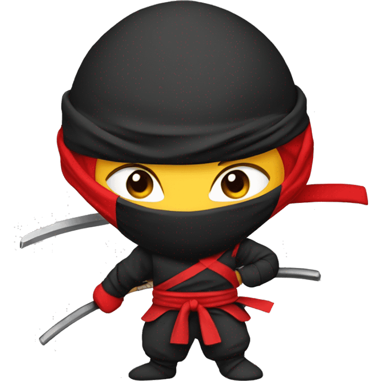 Ninja with red gi emoji